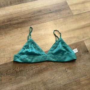 Nasty Gal Teal Bra Top Size 10